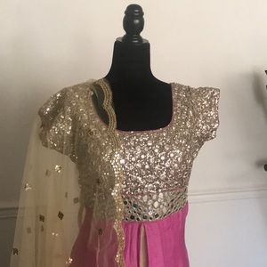 Indian style gown(SALWAR KAMEEZ)